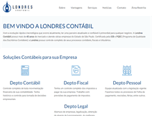 Tablet Screenshot of londrescontabil.com.br